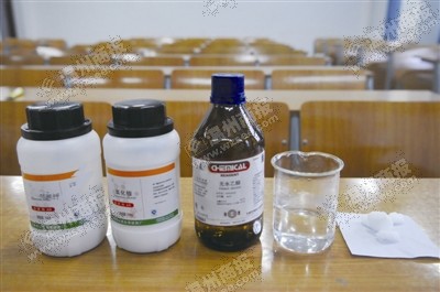 所需的材料。
